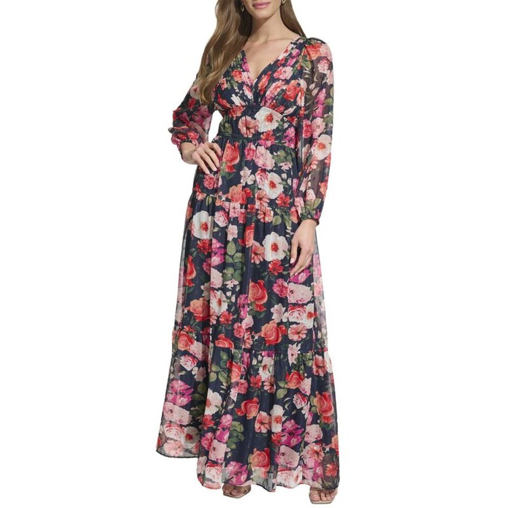 Eliza J Womens  Maxi Dress, Navy